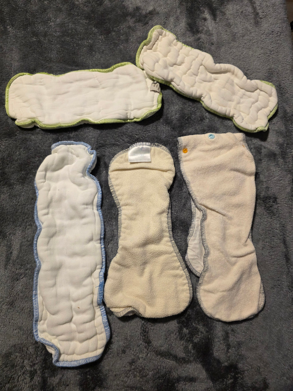 OS insert lot of 7 (cotton/bamboo)