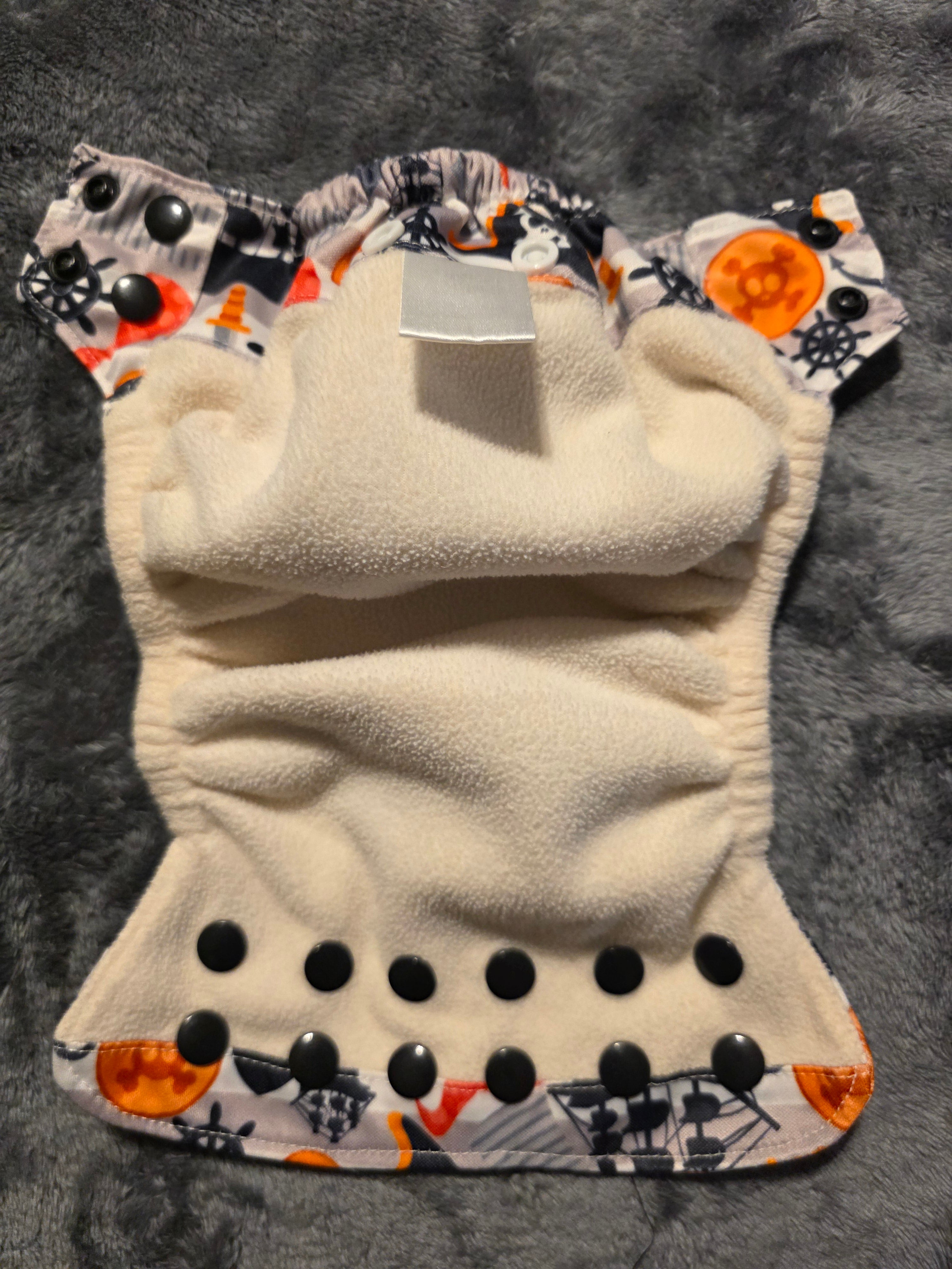 NB Nickies Diapers Cover (pirates)