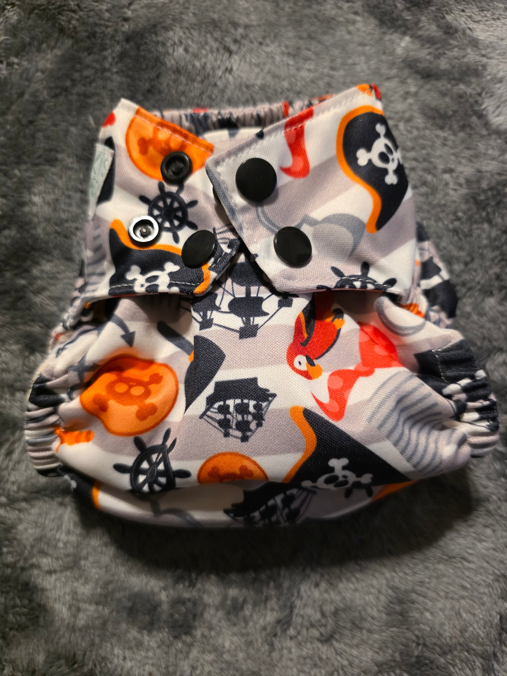 NB Nickies Diapers Cover (pirates)