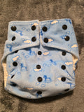 OS Royal Fluff minky Pocket (rockinghorse)