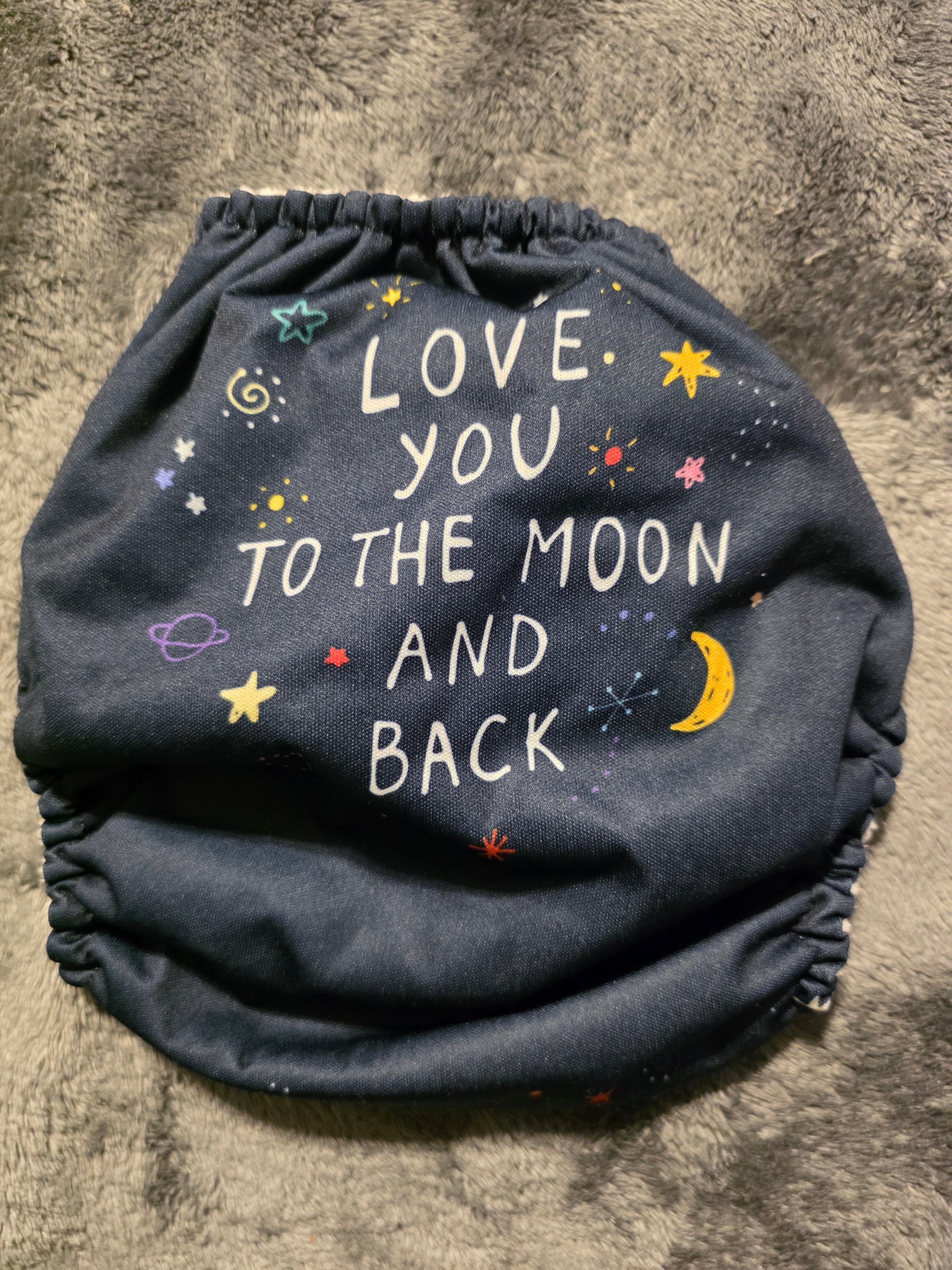 OS Little Butt Cover (love you moon)