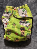 OS Dds Diapers Fitted and Twinkie Tush fitted inner (GhostB)