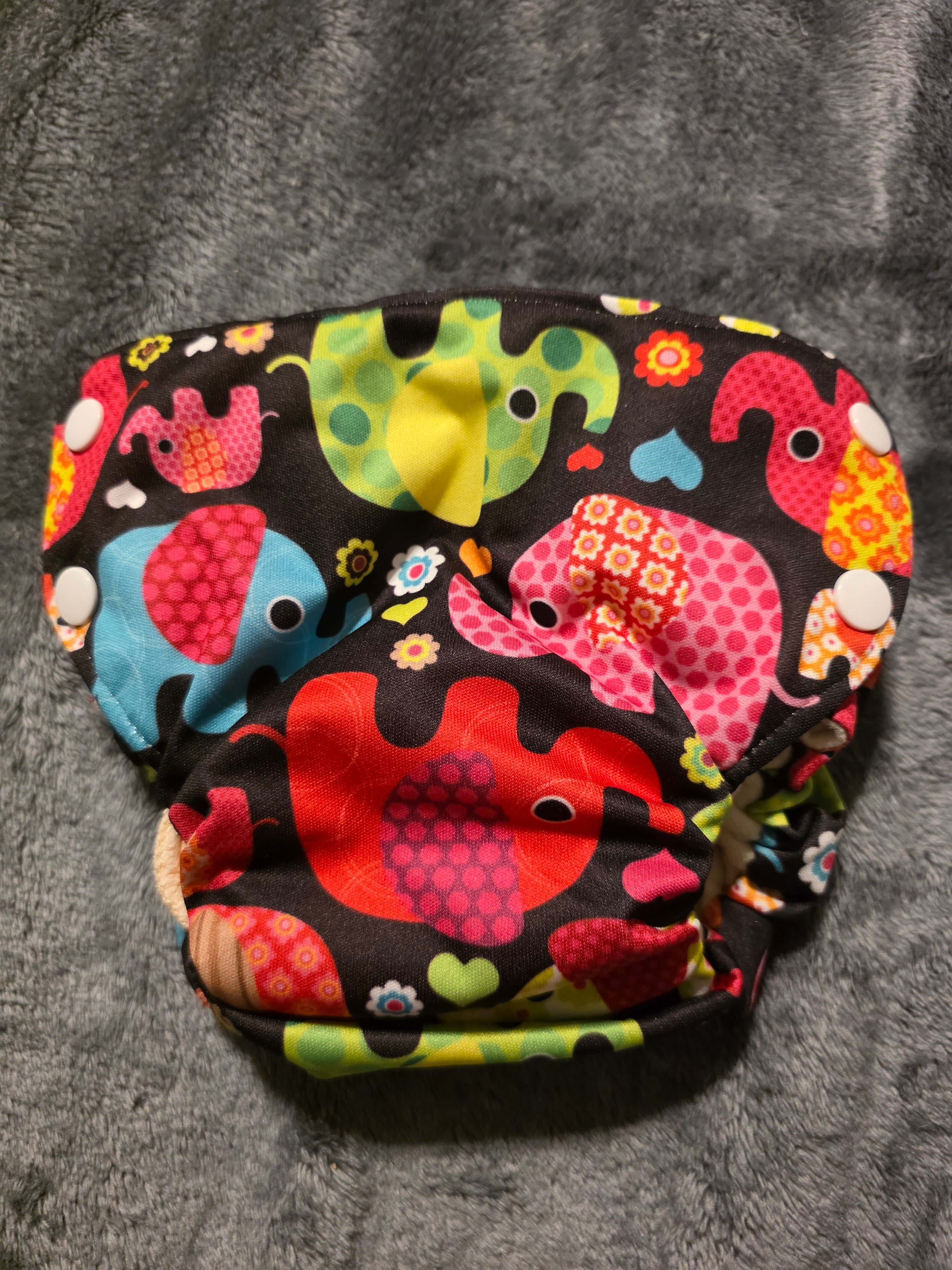 OS Bottombumbers cover w insert (elephants)